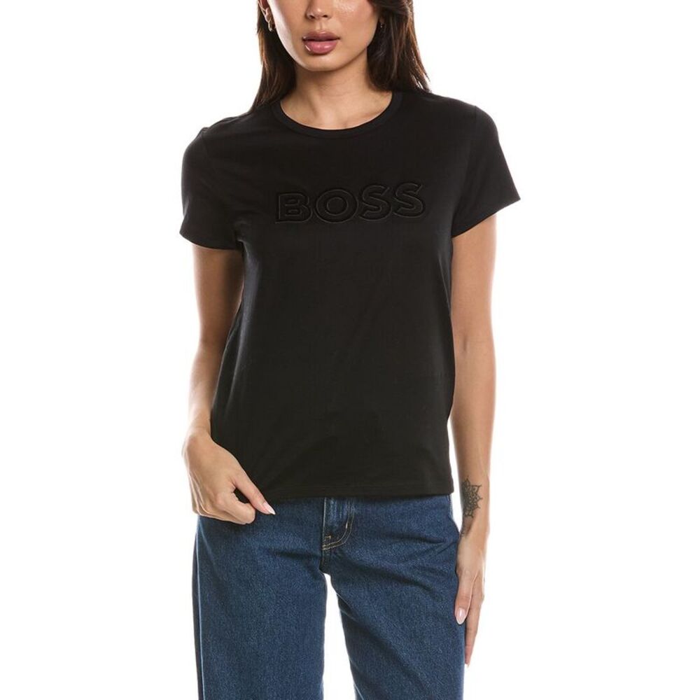 Hugo Boss Womens  Eventsa T-Shirt, Black